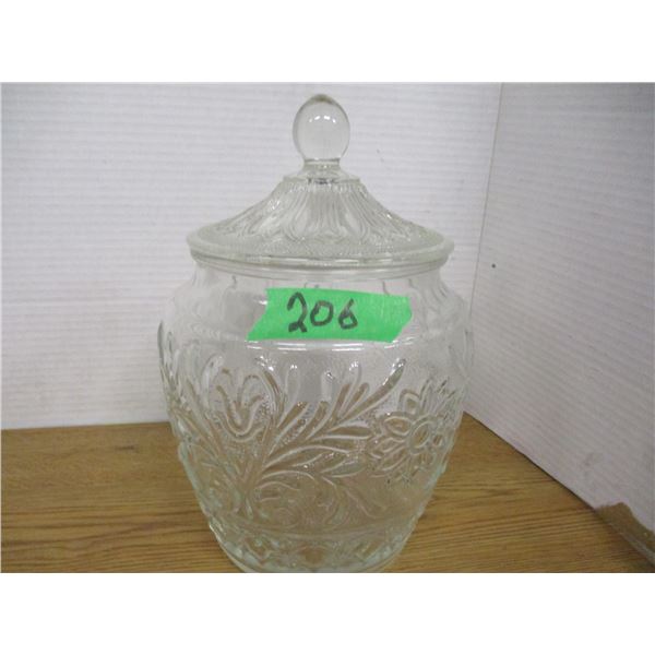 ESTATE:  LARGE JAR C/W LID