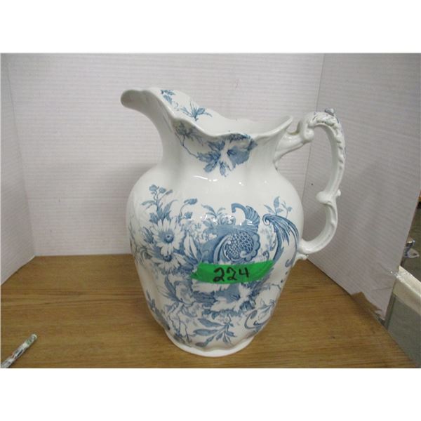 ESTATE:  PALYURA PITCHER (CRACKED) (UPPER HANLEY, ENGLAND)