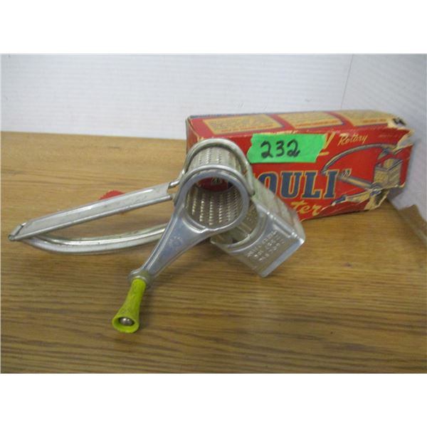 ESTATE:  MOULI GRATER