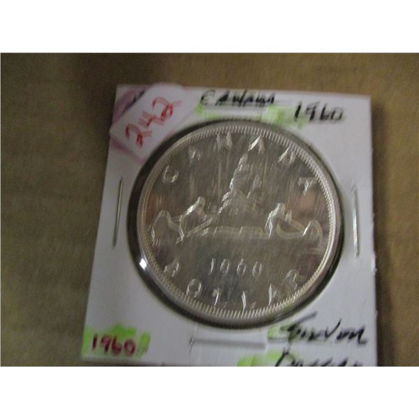 1960 CANADA SILVER DOLLAR