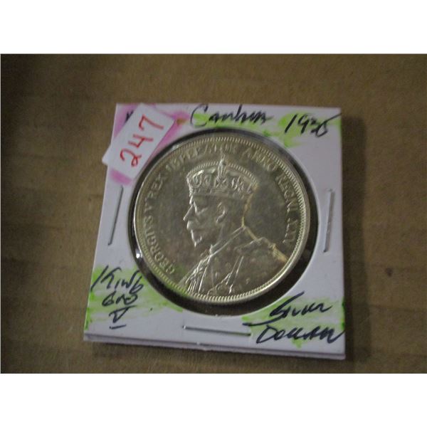 1935 CANADA KING GEORGE V SILVER DOLLAR