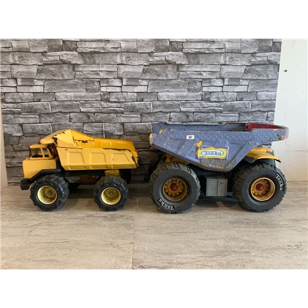 Lot of 2 Tonka Dump Trucks