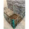 Image 5 : Antique Metal Milk Crate