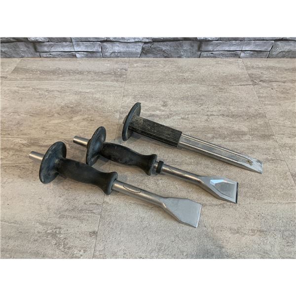 Lot of 3 Assorted 2 Propoint And 1 Princess Auto Chisels