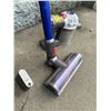 Image 3 : Lot of 2 Dyson Vacuums w/ 1 Charger - Model V7 - Purple one Works - As-Is Untested