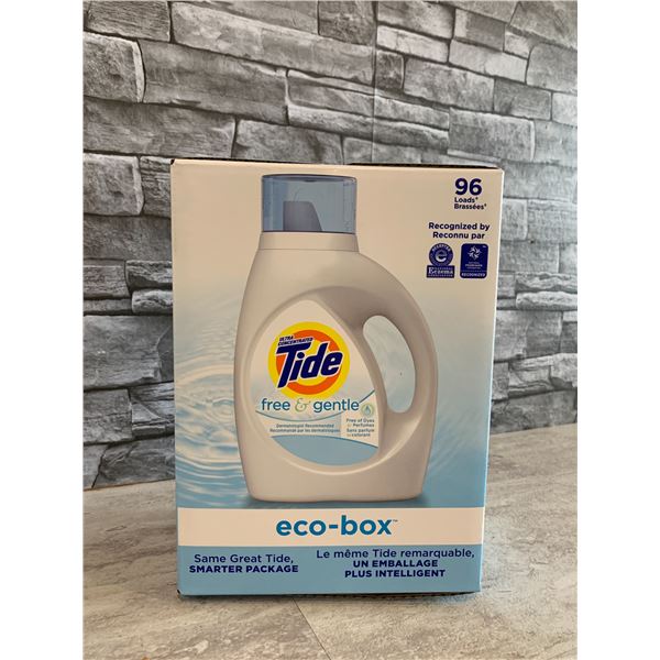 Tide Free & Gentle 96 Loads Eco-Box 105 oz