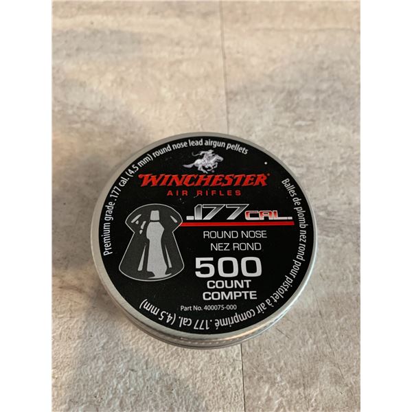 Winchester Air Rifle .177Cal Round Nose 500 Count