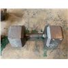 Image 3 : Lot of 2 Keys 50 Pound Barbell Weights Solid Steel