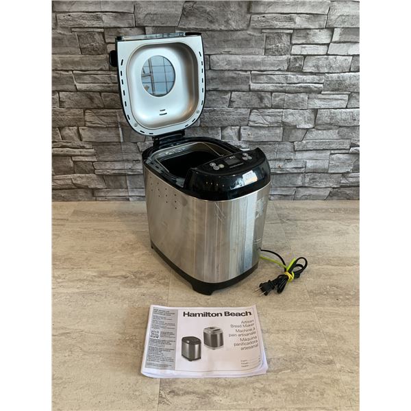 Hamilton Beach Artison Bread Maker Unused Turns On