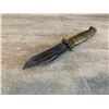 Image 4 : Antique Brass Handle Folding Knife - Switch Blade Style - Needs a bit of Grease