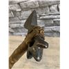 Image 8 : Peruvian Inca Style Hatchet - Made of Natural Cowhide