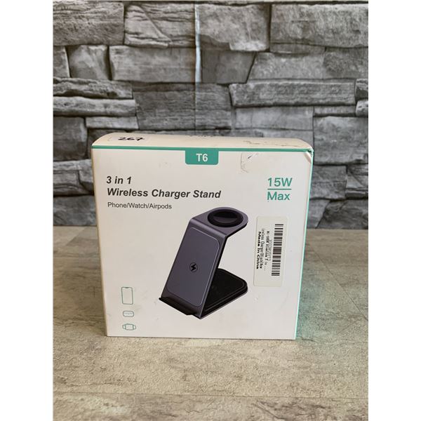 3-in-1 Wireless Charger Stand - Phone/ Watch/ Airpods