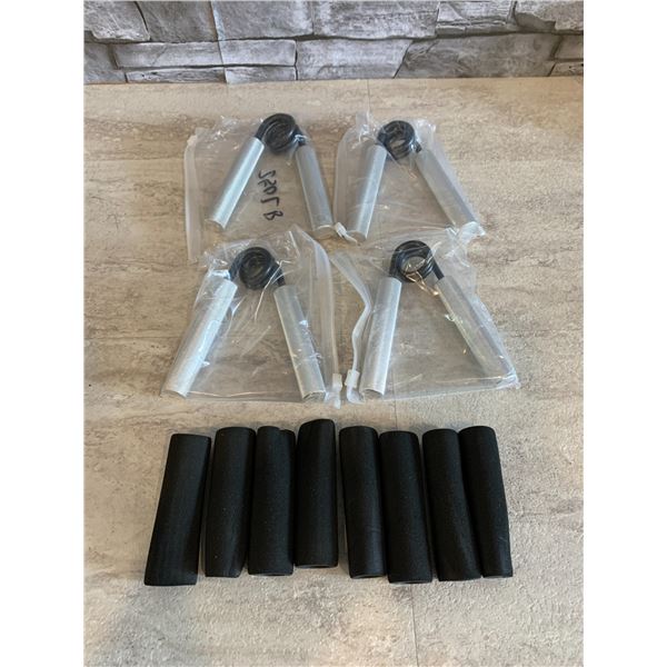 Lot of 4 CRAZYROPE Metal Hand Grip Strength Trainers