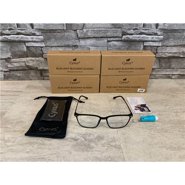 Lot of 4 Cyxus Blue Light Blocking Sunglasses