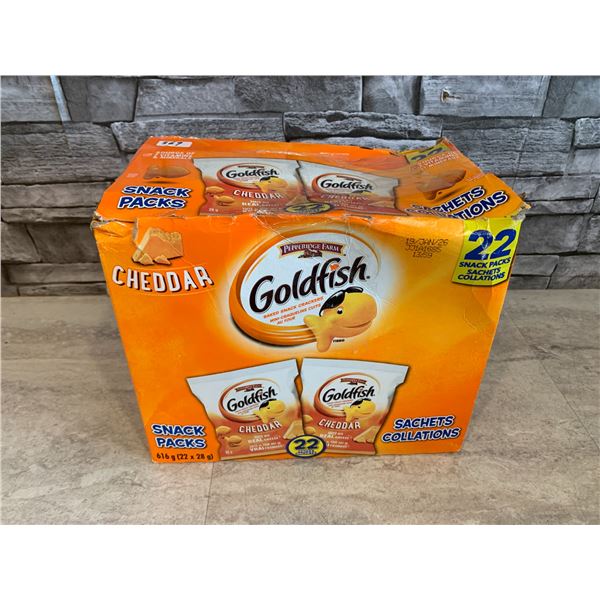 Goldfish Cheddar 22 Snack Packs (Exp. January 19 2026)