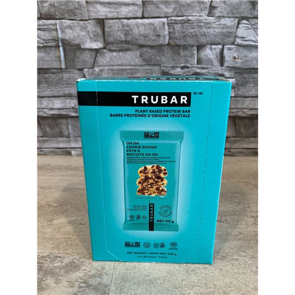 TRUBAR Plant Based Protein Bar Oh Oh Cookie Dough 12 Pack