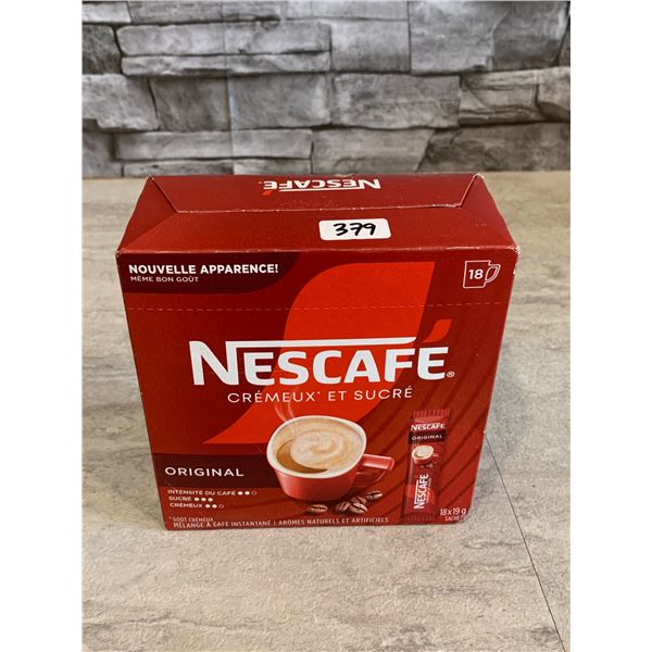 Nescafe Original Sweet And Creamy 18x19g Sachets