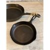 Image 5 : 2 Wagner Cast Iron Pans; Restored + Seasoned (1960's Small Pan & 1891 Anniversary Pan) 100th Anniver