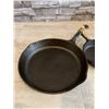 Image 6 : 2 Wagner Cast Iron Pans; Restored + Seasoned (1960's Small Pan & 1891 Anniversary Pan) 100th Anniver