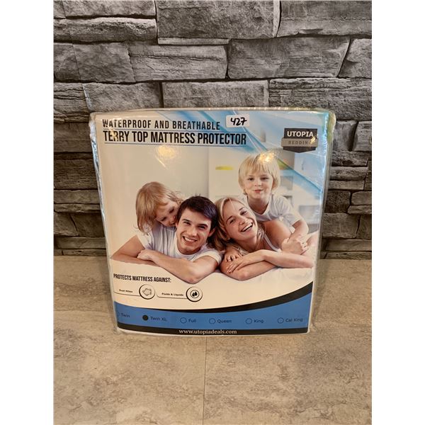 Utopia Bedding Waterproof and Breathable Terry Top Mattress Protector Twin XL