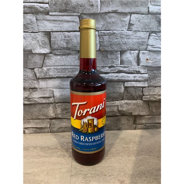 Torani Red Raspberry Flavour Syrup 750ml (exp October 12, 2027)