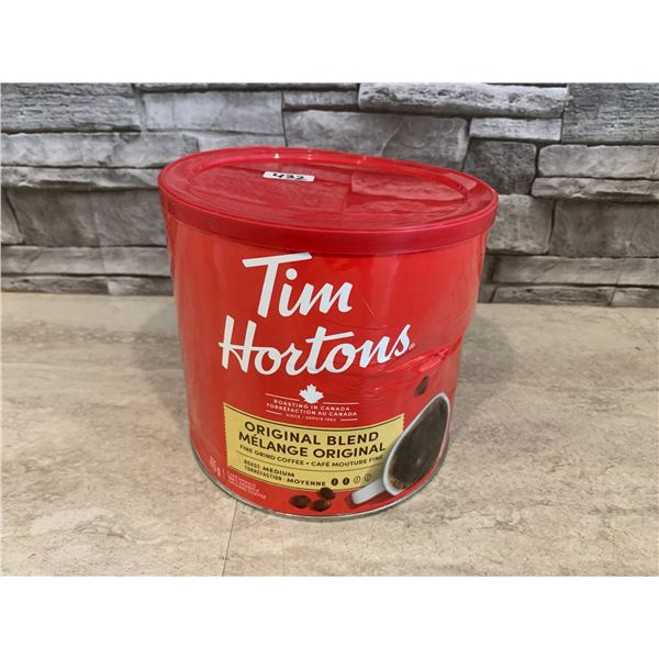 Tim Hortons Original Blend Ground Coffee 875g Dented Can