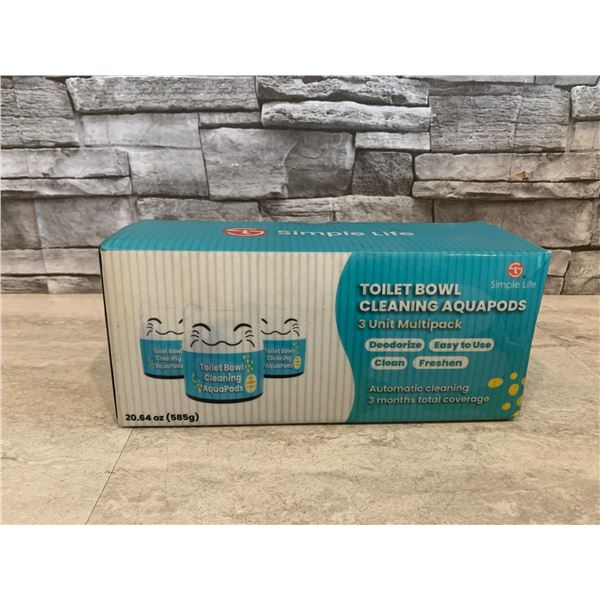 Simple Life Toilet Bowl Cleaning Aquapods 3 Unit Multipack