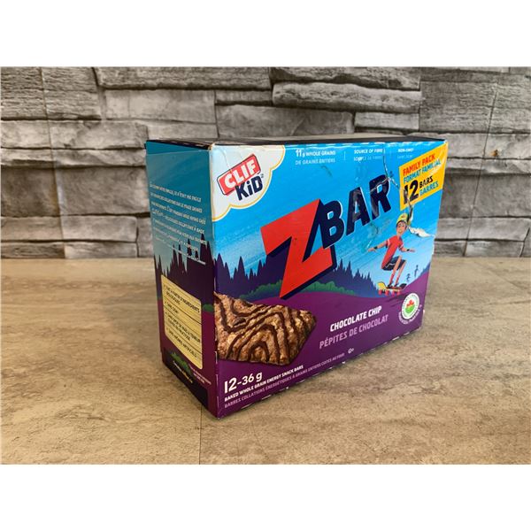 12 x Clif Kid Zbar - Chocolate Chip