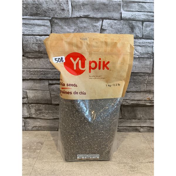 YUPIK Black Chia Seeds 1KG Bag