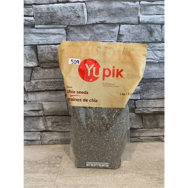 YUPIK Black Chia Seeds 1KG Bag