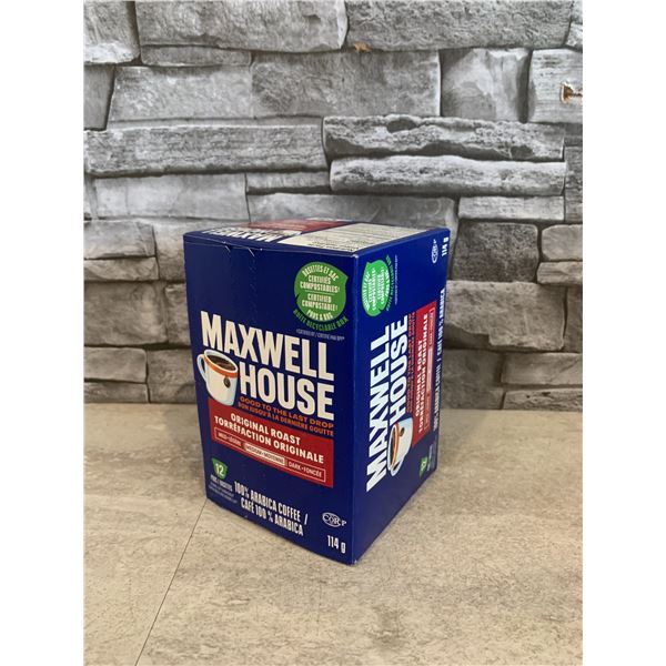 Maxwell House 12 Coffee Pods - Original Roast 114G