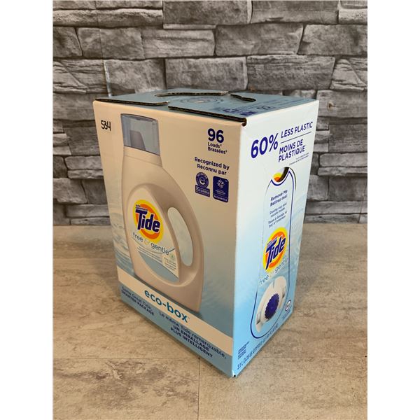 Tide Free & Gentle 96 Loads Eco-Box 105 oz
