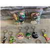 Image 3 : Lot of 3 Bags of Cartoon Keychains