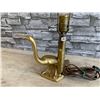 Image 3 : Art Deco - Brass Peacock Lamp