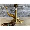 Image 7 : Art Deco - Brass Peacock Lamp