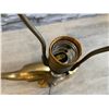 Image 9 : Art Deco - Brass Peacock Lamp
