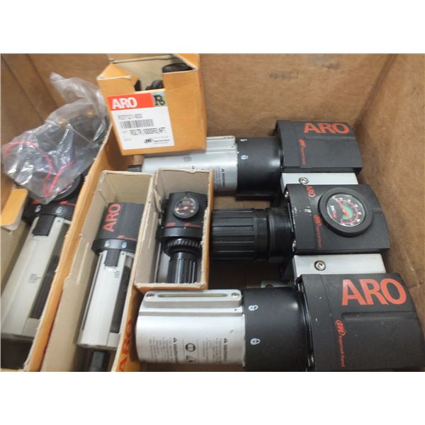 Box Of Ingersoll Rand Air Compressor Gauges