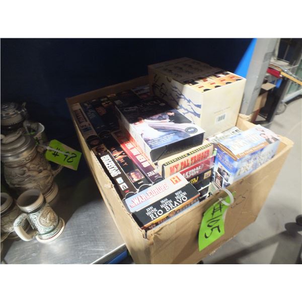 Box Of Assorted VHS Movies