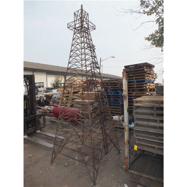 Metal Replica Oil Derrick