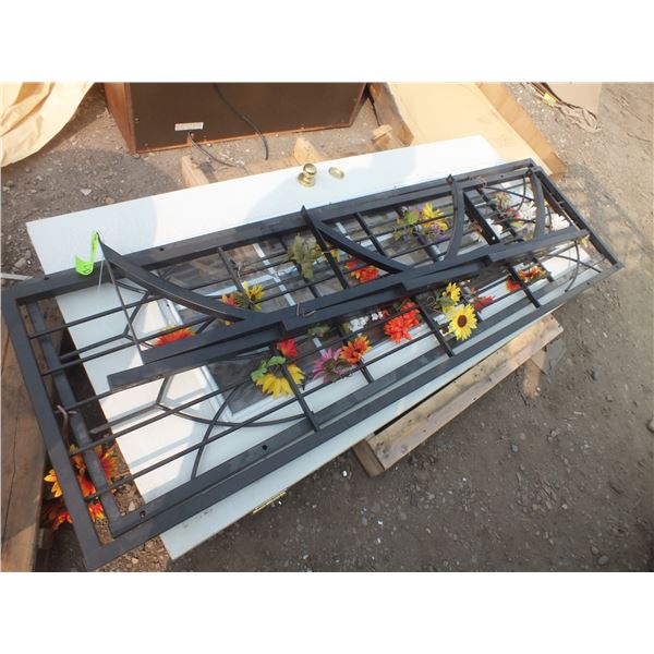 Metal Decorative Divider & Man Door