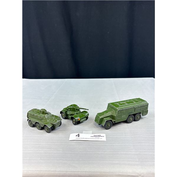 Lot of 3 Dinky Army Vehicles
