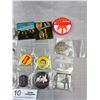 Image 3 : 14 Vintage Rock Badges, Springsteen, Pete Townsend, Loverboy, Bangkok Shock, Iggy Pop +