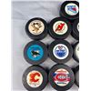 Image 2 : Lot of 12 Vintage NHL Hockey Pucks