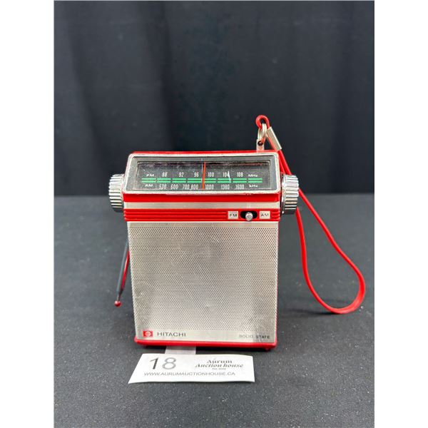 Vintage Hitachi Transistor Radio, Made in Japan