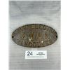 Image 1 : Old Heavy Swan B.C. Hydro Plaque