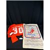 Image 1 : Vintage BC Lions Jim Young Shirt and 1972 NHLPA Tea Towel