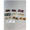 Image 1 : Great Lot of Mid Century Vintage Cufflinks, 9 Pairs