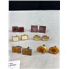 Image 3 : Great Lot of Mid Century Vintage Cufflinks, 9 Pairs
