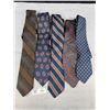 Image 2 : Lot of 11 Vintage Ties, Many Silk and in Great Condition and 6 Mens Belts