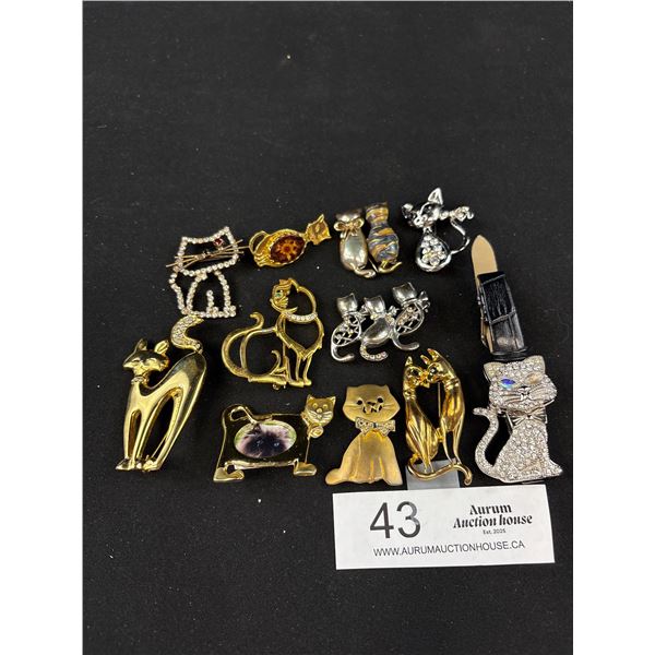 Adorable Vintage Cat Brooch Hot Collection